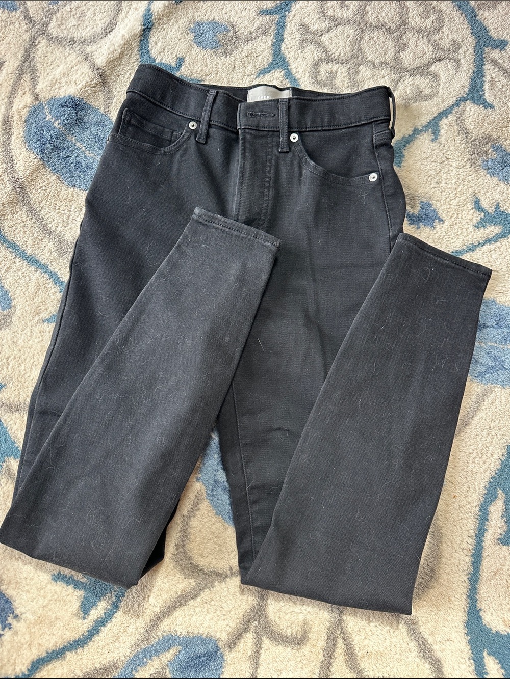 Everlane way high Skinny Jeans in Black